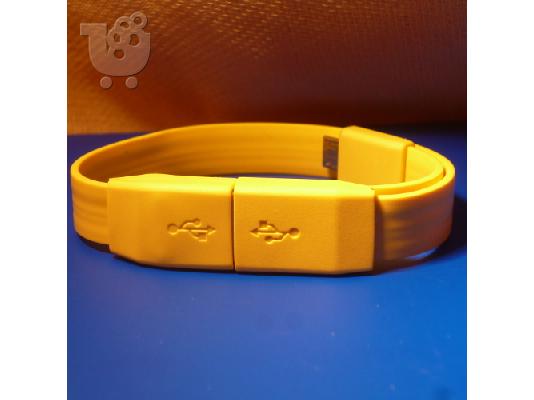 PoulaTo: Καλώδιο 2.0 USB  micro 2.1A android smart phone bracelet.